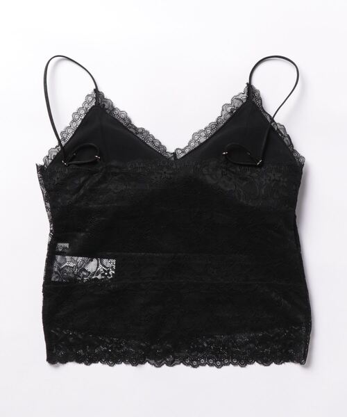 SNIDEL（スナイデル）の「レースカップインインナー（キャミソール・レディース・ブラック/ホワイト/ピンクベージュ・FREE）」の4枚目の写真