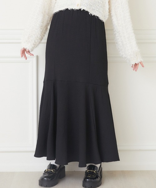 ems excite（エムズエキサイト）の「ポコポコマーメイドSK（スカート・レディース・ブラック/ブルー/ナチュラル/ブラック系その他2/オレンジ・FREE）」の2枚目の写真