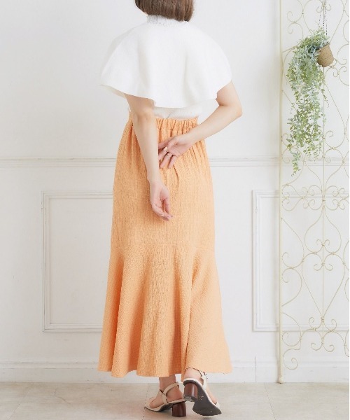 ems excite（エムズエキサイト）の「ポコポコマーメイドSK（スカート・レディース・ブラック/ブルー/ナチュラル/ブラック系その他2/オレンジ・FREE）」の8枚目の写真