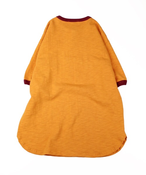 Universal Style Wear(ユニバーサルスタイルウェア)の「Universal Style Wear リンガー ロゴ ヘンリー Tee(Tシャツ/カットソー・メンズ・オフホワイト/ネイビー/マスタード/スミクロ・MEDIUM/LARGE/X-LARGE)」の14枚目の写真