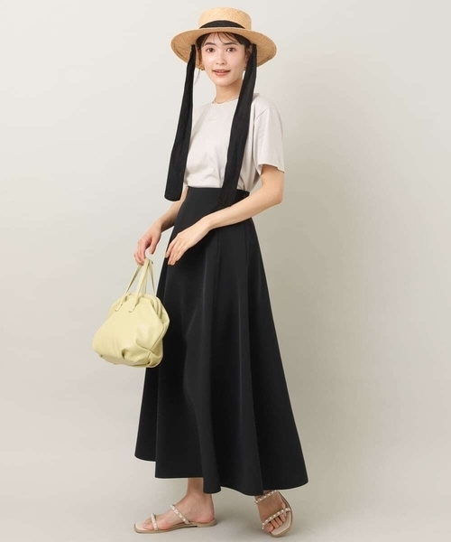 a.v.v（アーヴェヴェ）の「ライトタフタサーキュラースカート（スカート・レディース・ブルー/アイボリー/ブラック・36/38/40/42/34）」の6枚目の写真