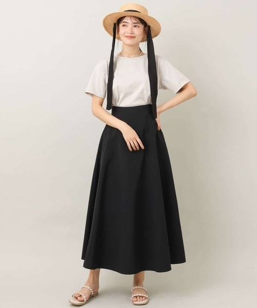 a.v.v（アーヴェヴェ）の「ライトタフタサーキュラースカート（スカート・レディース・ブルー/アイボリー/ブラック・36/38/40/42/34）」の7枚目の写真