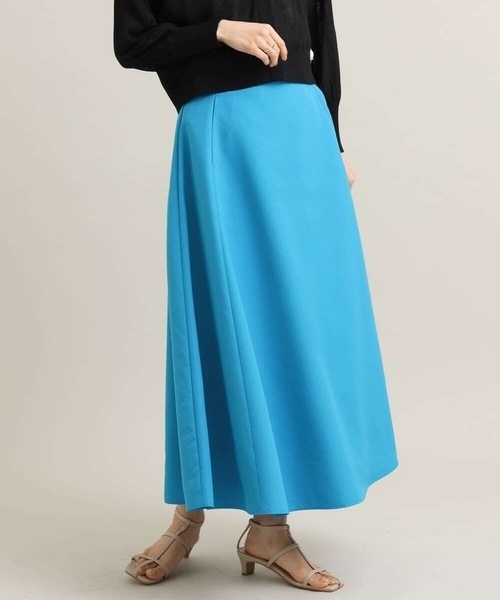 a.v.v（アーヴェヴェ）の「ライトタフタサーキュラースカート（スカート・レディース・ブルー/アイボリー/ブラック・36/38/40/42/34）」の19枚目の写真