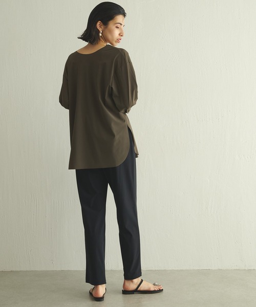 Whim Gazette（ウィムガゼット）の「＜水着＞ラッシュガード（ラッシュガード・レディース・ブラウン/ブラック・FREE）」の13枚目の写真