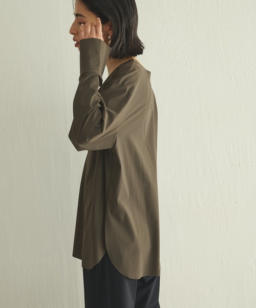 Whim Gazette（ウィムガゼット）の「＜水着＞ラッシュガード（ラッシュガード・レディース・ブラウン/ブラック・FREE）」の8枚目の写真