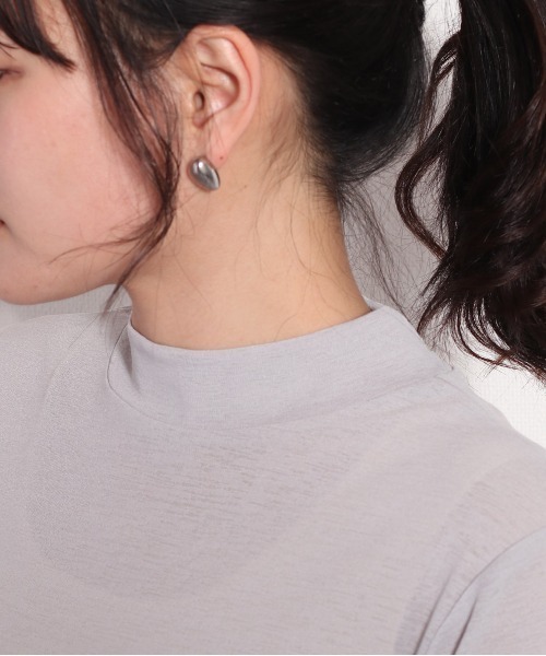 cepo(セポ)の「ソデキリカエシアーハイネックTee(Tシャツ/カットソー・レディース・ライトグレー/グレー/クリーム・FREE)」の20枚目の写真