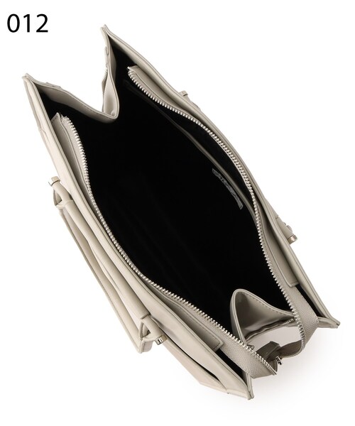 tk.TAKEO KIKUCHI（ティーケータケオキクチ）の「◆コンビジップトートバッグ（トートバッグ・レディース・ブラック/グレー・00）」の7枚目の写真