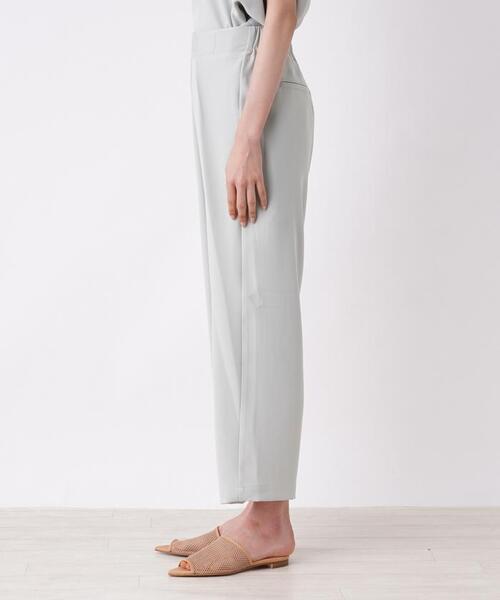 margaux（マルゴー）の「<ウエスト調整可>【セットアップ対応商品】フロントタック風パンツ（その他パンツ・レディース・エメラルド/ダークブルー/ブラック・2）」の4枚目の写真