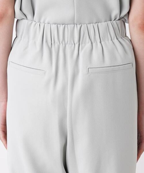 margaux（マルゴー）の「<ウエスト調整可>【セットアップ対応商品】フロントタック風パンツ（その他パンツ・レディース・エメラルド/ダークブルー/ブラック・2）」の7枚目の写真