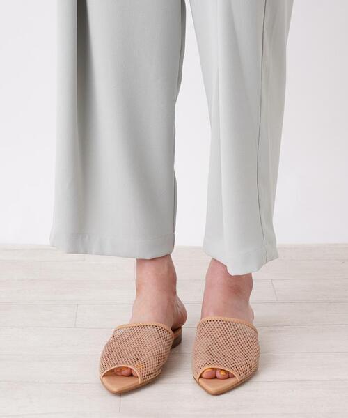 margaux（マルゴー）の「<ウエスト調整可>【セットアップ対応商品】フロントタック風パンツ（その他パンツ・レディース・エメラルド/ダークブルー/ブラック・2）」の9枚目の写真