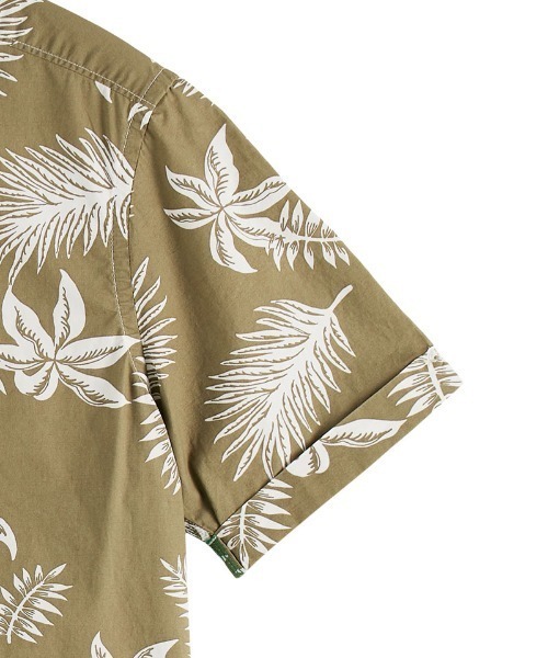SCOTCH&SODA(スコッチアンドソーダ)の「プリントポプリンシャツ【172477】(シャツ/ブラウス・メンズ・カーキ/ネイビー・SMALL/LARGE/MEDIUM)」の3枚目の写真