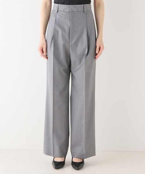 ★ Deuxieme Classe woolスタンダードパンツ 36 タグ有 WOOL TRO タックパンツ（スラックス）｜Deuxieme Classe