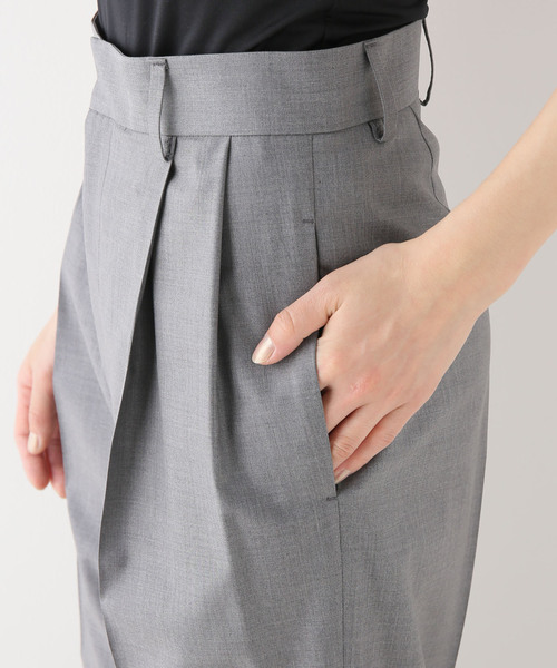 WOOL TRO タックパンツ（スラックス）｜Deuxieme Classe