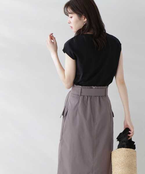 PROPORTION BODY DRESSING(プロポーションボディドレッシング)の「ベーシックカットソー / 1213260600(Tシャツ/カットソー・レディース・ホワイト系その他/グレー/ブラック・FREE)」の4枚目の写真