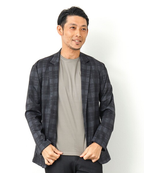 Stutostein Nolley's(シュテットシュタインノーリーズ)の「接触冷感/吸水速乾ベーシッククルーネックT(Tシャツ/カットソー・メンズ・カーキ/ライトブルー/ホワイト/ダークネイビー/グレイッシュベージュ・M/L/S)」の21枚目の写真