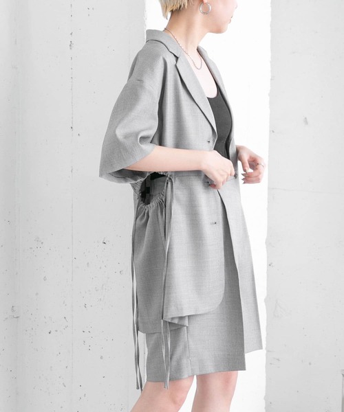 KBF（ケイビーエフ）の「フロントデザインショートパンツ（その他パンツ・レディース・グレー/グリーン・ONE）」の19枚目の写真