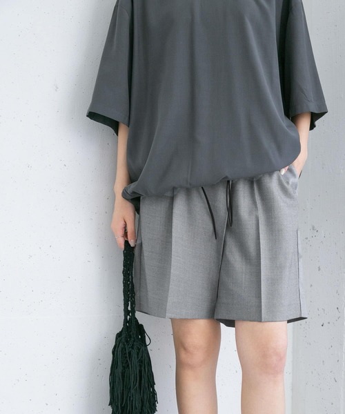 KBF（ケイビーエフ）の「フロントデザインショートパンツ（その他パンツ・レディース・グレー/グリーン・ONE）」の15枚目の写真