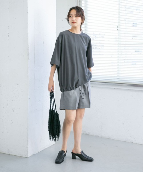 KBF（ケイビーエフ）の「フロントデザインショートパンツ（その他パンツ・レディース・グレー/グリーン・ONE）」の21枚目の写真