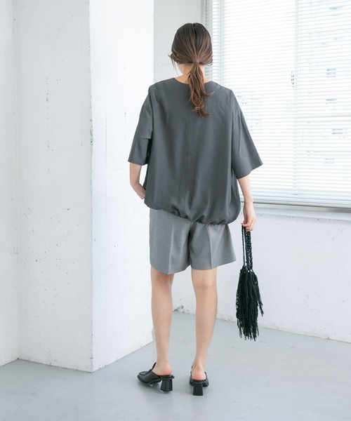 KBF（ケイビーエフ）の「フロントデザインショートパンツ（その他パンツ・レディース・グレー/グリーン・ONE）」の16枚目の写真