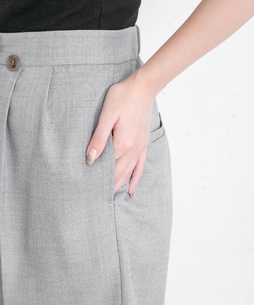 KBF（ケイビーエフ）の「フロントデザインショートパンツ（その他パンツ・レディース・グレー/グリーン・ONE）」の13枚目の写真