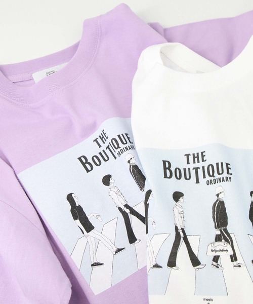 Boutique Ordinary(ブティークオーディナリー)の「オマージュグラフィックTシャツ(Tシャツ/カットソー・レディース・パープル/ホワイト・FREE)」の13枚目の写真