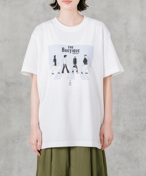 Boutique Ordinary(ブティークオーディナリー)の「オマージュグラフィックTシャツ(Tシャツ/カットソー・レディース・パープル/ホワイト・FREE)」の19枚目の写真