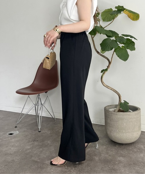 prose verse（プロズヴェール）の「ハイウエストセンタープレスタックパンツ（スラックス・レディース・グレー/ブラック/チャコールグレー/ベージュ/ブラウン・MP/MEDIUM/LARGE/PL）」の10枚目の写真