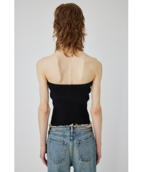 MOUSSY（マウジー）の「CUP IN TUBE トップス（チューブトップ・レディース・ブラック/ターコイズブルー/ライム・FREE）」の7枚目の写真