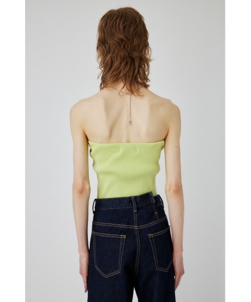 MOUSSY（マウジー）の「CUP IN TUBE トップス（チューブトップ・レディース・ブラック/ターコイズブルー/ライム・FREE）」の13枚目の写真