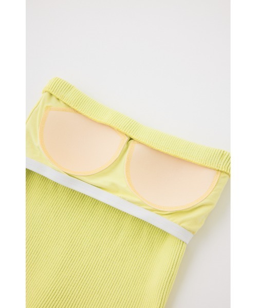 MOUSSY（マウジー）の「CUP IN TUBE トップス（チューブトップ・レディース・ブラック/ターコイズブルー/ライム・FREE）」の20枚目の写真