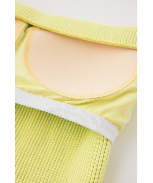 MOUSSY（マウジー）の「CUP IN TUBE トップス（チューブトップ・レディース・ブラック/ターコイズブルー/ライム・FREE）」の21枚目の写真