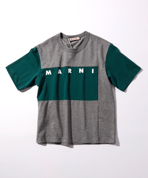 MARNI(マルニ)の「MARNI(マルニ)Kids & Junior ブランドロゴ半袖Tシャツカットソー(Tシャツ/カットソー・キッズ・ブラック/オフホワイト/グレー/ピンク・12Y/14Y/8Y/4Y/6Y/10Y)」の3枚目の写真