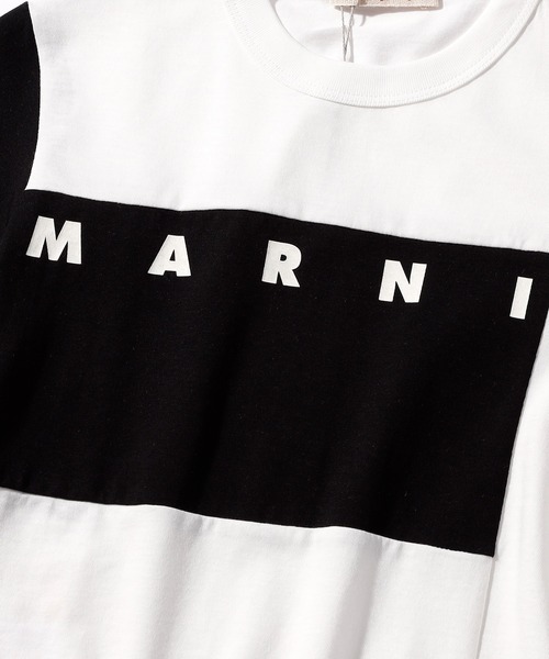 MARNI（マルニ）の「MARNI（マルニ）Kids & Junior ブランドロゴ半袖T 