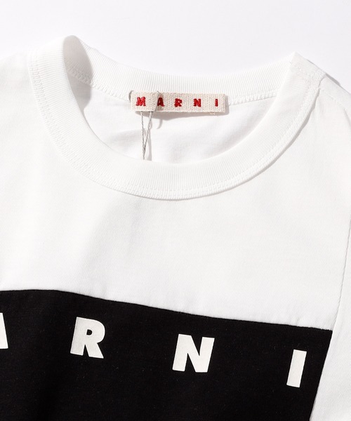 MARNI(マルニ)の「MARNI(マルニ)Kids & Junior ブランドロゴ半袖Tシャツカットソー(Tシャツ/カットソー・キッズ・ブラック/オフホワイト/グレー/ピンク・12Y/14Y/8Y/4Y/6Y/10Y)」の7枚目の写真