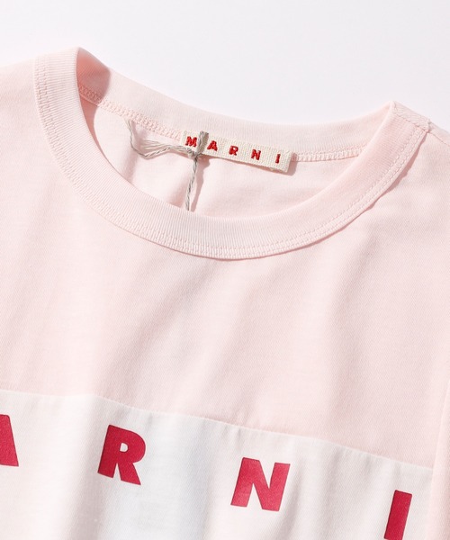 MARNI(マルニ)の「MARNI(マルニ)Kids & Junior ブランドロゴ半袖Tシャツカットソー(Tシャツ/カットソー・キッズ・ブラック/オフホワイト/グレー/ピンク・12Y/14Y/8Y/4Y/6Y/10Y)」の19枚目の写真