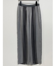 CHIGNON 変形ストライプ柄パンツ