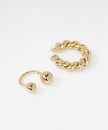 BUTTON＆CUFFLINKS（ボタンアンドカフリンクス）の「BUTTON＆CUFFLINKS　ボタンアンドカフリンクス：ボール×ツイストイヤーカフ（イヤーカフ）」