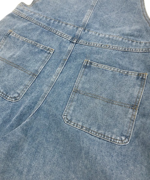 SHEENA（シーナ）の「デニムハーフオーバーオール（サロペット/オーバーオール・レディース・サックスブルー・M）」の21枚目の写真