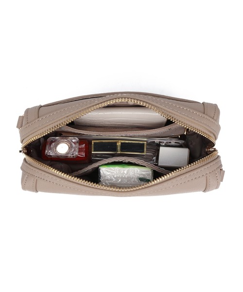 MERCURYDUO（マーキュリーデュオ）の「【MERCURYDUO/マーキュリーデュオ】メタルアイレット　ミニポシェット（ショルダーバッグ・レディース・ベージュ/ベージュ系その他/アイボリー/ブラック/スモークピンク・FREE）」の21枚目の写真