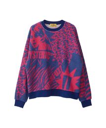 ヒステリックグラマー　HYSTERIC RADIO オーバーサイズスウェット HYSTERIC GLAMOUR - HYSTERIC RADIO オーバーサイズスウェット