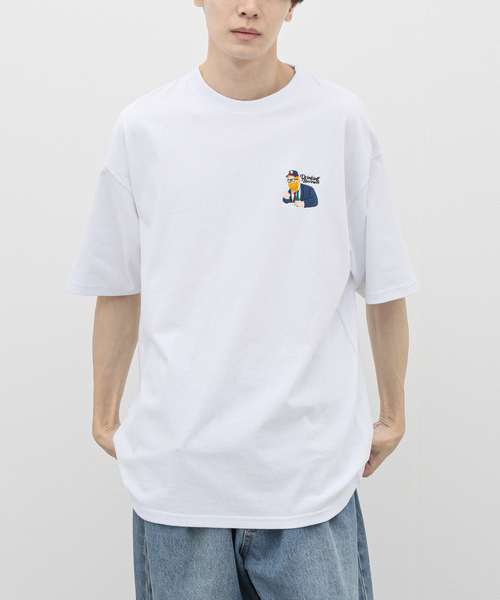 B.C STOCK（ベーセーストック）の「《追加》SUIT MOJYA刺繍半袖Tシャツ（Tシャツ/カットソー・メンズ・ホワイト/ブラック系その他・LARGE/MEDIUM）」の3枚目の写真