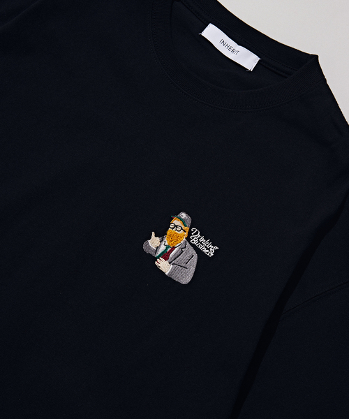 B.C STOCK（ベーセーストック）の「《追加》SUIT MOJYA刺繍半袖Tシャツ（Tシャツ/カットソー・メンズ・ホワイト/ブラック系その他・LARGE/MEDIUM）」の21枚目の写真