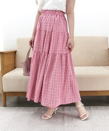 MODE ROBE（モードローブ）の「チェックティアードスカート（スカート）」