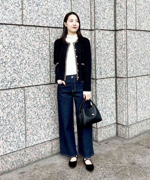 OPAQUE.CLIP（オペークドットクリップ）の「◆【軽量】2WAYミニショルダートート（ショルダーバッグ・レディース・ベージュ/ブラック/ライトグレー・00）」の10枚目の写真