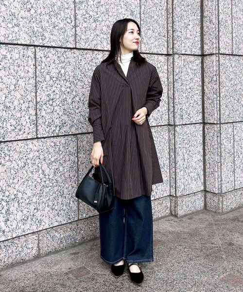 OPAQUE.CLIP（オペークドットクリップ）の「◆【軽量】2WAYミニショルダートート（ショルダーバッグ・レディース・ベージュ/ブラック/ライトグレー・00）」の13枚目の写真