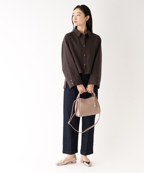 OPAQUE.CLIP（オペークドットクリップ）の「◆【軽量】2WAYミニショルダートート（ショルダーバッグ・レディース・ベージュ/ブラック/ライトグレー・00）」の19枚目の写真