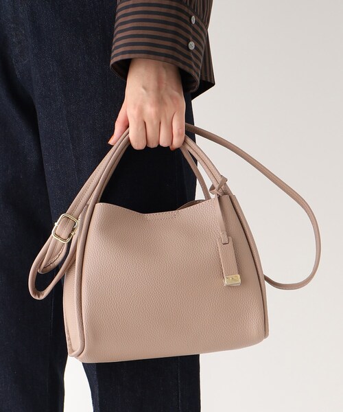 OPAQUE.CLIP（オペークドットクリップ）の「◆【軽量】2WAYミニショルダートート（ショルダーバッグ・レディース・ベージュ/ブラック/ライトグレー・00）」の15枚目の写真