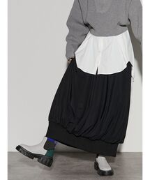 UN3D. | リブコンビバルーンスカート(スカート)