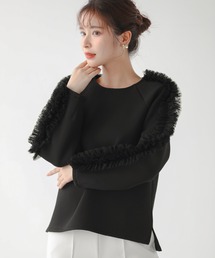 fitmore ギンガムリボンギャザートップス⭐︎新品未使用 fitmore♡ギンガムリボンギャザートップス