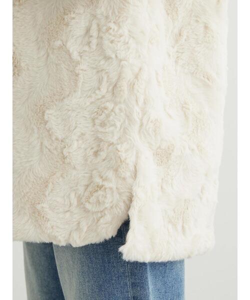 Green　Parks（グリーンパークス）の「ランダムファーベスト（ベスト・レディース・グレー/アイボリー・FREE）」の7枚目の写真